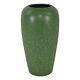 Ephraim Faience 2001 Arts And Crafts Pottery Matte Leaf Green Sandhill Vase 101