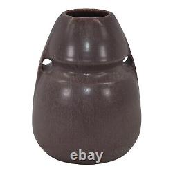 Ephraim Faience 2001 Arts and Crafts Pottery Purple Great Plains Vase 103