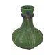 Ephraim Faience 2002 Arts And Crafts Pottery Blue Wild Iris Green Vase 242