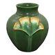 Ephraim Faience 2003 Arts And Crafts Pottery Green Nostalgia Ceramic Vase 243