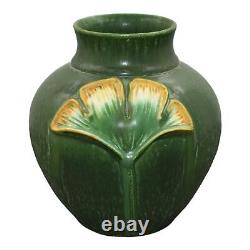Ephraim Faience 2003 Arts and Crafts Pottery Green Nostalgia Ceramic Vase 243