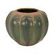 Ephraim Faience 2006 Arts And Crafts Pottery Acorn Squash Green Ceramic Vase 614