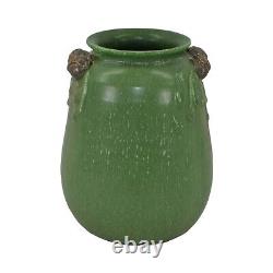 Ephraim Faience 2007 Arts and Crafts Pottery Mission Oak Green Ceramic Vase 503