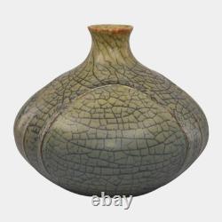 Ephraim Faience 2016 Hand Made Pottery Spiders Tapestry Ceramic Vase