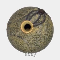 Ephraim Faience 2016 Hand Made Pottery Spiders Tapestry Ceramic Vase