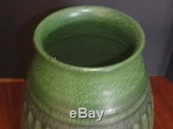 Ephraim Faience Arts & Crafts Art Pottery Large Vase Signed