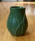 Ephraim Faience Plum Leaf Cabinet Vase Malachite Laura Klein 2003