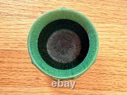 Ephraim Faience Plum Leaf Cabinet Vase Malachite Laura Klein 2003