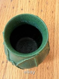 Ephraim Faience Plum Leaf Cabinet Vase Malachite Laura Klein 2003