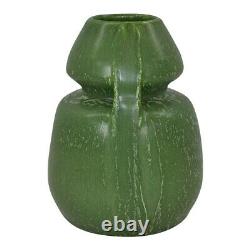 Ephraim Faience Pottery 2001 Arts and Crafts Green Great Plains Ceramic Vase 103