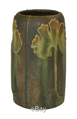 Ephraim Faience Pottery 2007 Experimental Arts and Crafts Leaf Vase