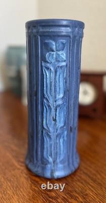Ephraim Faience Pottery Bungalow Flower Blue 10th Anniversary Limited Edition