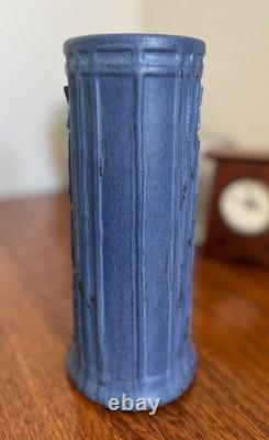 Ephraim Faience Pottery Bungalow Flower Blue 10th Anniversary Limited Edition