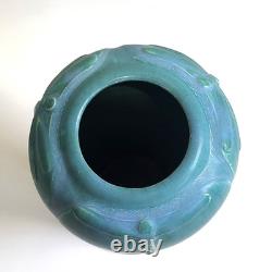 Ephraim Faience Pottery Darner Vase Dragonfly Arts & Crafts Retired #818 Nice