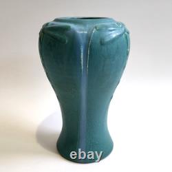 Ephraim Faience Pottery Darner Vase Dragonfly Arts & Crafts Retired #818 Nice