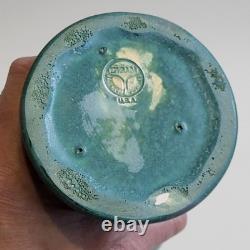Ephraim Faience Pottery Darner Vase Dragonfly Arts & Crafts Retired #818 Nice