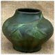 Ephraim Faience Pottery Experimental Morris Vase Ginko With Provenance 3 3/4 08