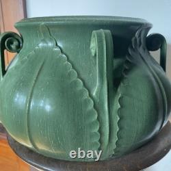 Ephraim Pottery LARGE Vase Arts & Crafts California Fiddlehead Ken Nekola Grueby