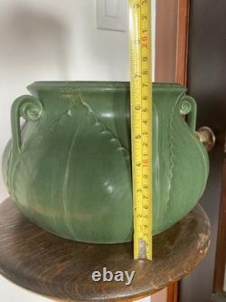 Ephraim Pottery LARGE Vase Arts & Crafts California Fiddlehead Ken Nekola Grueby