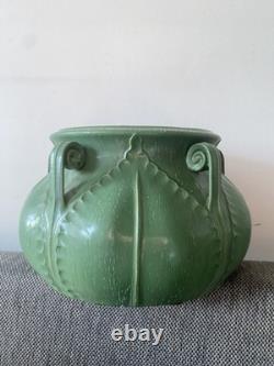 Ephraim Pottery LARGE Vase Arts & Crafts California Fiddlehead Ken Nekola Grueby