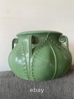 Ephraim Pottery LARGE Vase Arts & Crafts California Fiddlehead Ken Nekola Grueby