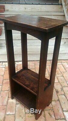 Extremely RARE and Early LIMBERT ARTS AND CRAFTS POTTERY DISPLAY STAND