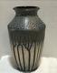 F Stofan Arts & Crafts Style Art Pottery Venetian Drip Glazed Forest Vase Rare