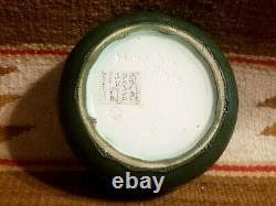 FINE ARTS & CRAFTS HAMPSHIRE POTTERY Sm TAPR BOWL MATTE GREEN EMORETTA ROBERTSON