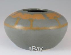 FREDERICK WALRATH Pottery Arts & Crafts decorated vase