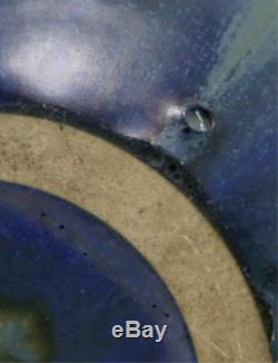 FULPER 8 ARTS & CRAFTS VASE IN MATTE GREEN OVER BLUE GLAZE c1917-1927 MINT