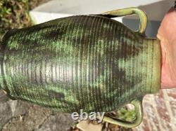 FULPER Colonial Ware Vase 9 h x 7 wide ARTS CRAFTS MISSION pottery green