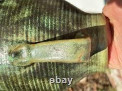 FULPER Colonial Ware Vase 9 h x 7 wide ARTS CRAFTS MISSION pottery green