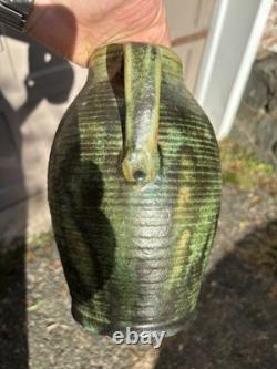 FULPER Colonial Ware Vase 9 h x 7 wide ARTS CRAFTS MISSION pottery green