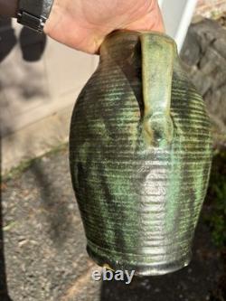 FULPER Colonial Ware Vase 9 h x 7 wide ARTS CRAFTS MISSION pottery green