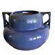 Fulper Pottery Large Heavy Blue Arts And Crafts Vase Antique