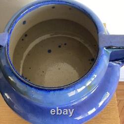 FULPER POTTERY LARGE HEAVY BLUE Arts and Crafts Vase Antique