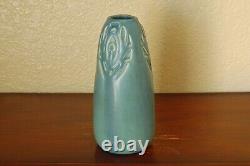 Fantastic Antique Rookwood Arts & Crafts Bud Vase XX 1920 #1904 Matte Blue