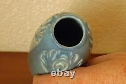 Fantastic Antique Rookwood Arts & Crafts Bud Vase XX 1920 #1904 Matte Blue