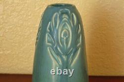 Fantastic Antique Rookwood Arts & Crafts Bud Vase XX 1920 #1904 Matte Blue