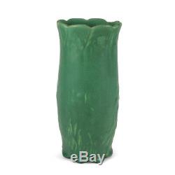 Fine 8 Antique Matte Green American Art Pottery Vase Arts & Crafts Craftsman