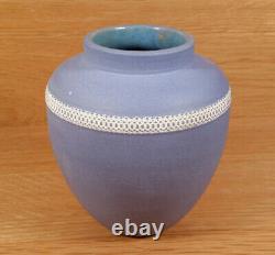 Fine Antique Arts & Crafts Denver White Colorado Pottery Ginger Jar Lidded Vase