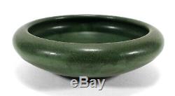 Fine Antique Peters & Reed Ohio Art Pottery Bowl Matte Green Glaze Arts & Crafts