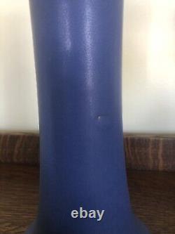 Fine Teco Pottery Tall Arts & Crafts Cylindrical Vase Shape #120 Fritz Albert