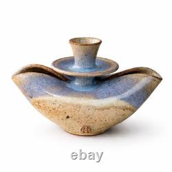 Frank Phillips Ashland Oregon Studio Pottery Candle Holder Pond Farm VTG 60's-70