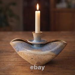 Frank Phillips Ashland Oregon Studio Pottery Candle Holder Pond Farm VTG 60's-70