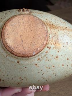 Frank Phillips Ashland Oregon Studio Pottery Candle Holder Pond Farm VTG 60's-70