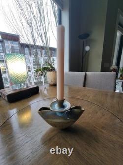 Frank Phillips Ashland Oregon Studio Pottery Candle Holder Pond Farm VTG 60's-70
