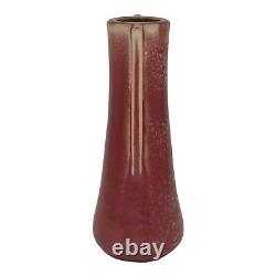 Fulper 1909-11 Vintage Arts And Crafts Pottery Mottled Red Glaze Ceramic Vase 27