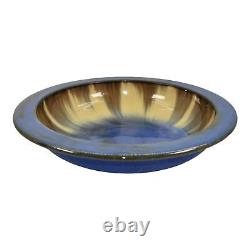 Fulper 1909-17 Arts And Crafts Pottery Chinese Blue Flambe Ceramic Bowl 410