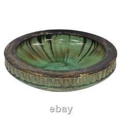 Fulper 1909-17 Arts And Crafts Pottery Flemington Green Flambe Ceramic Bowl 407